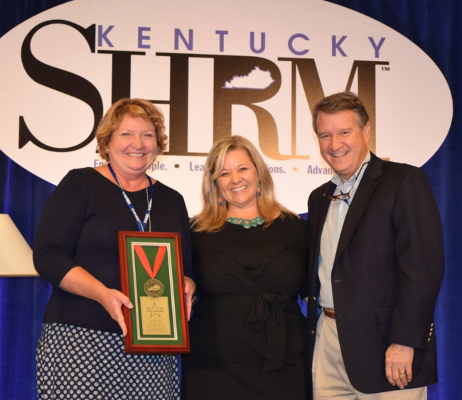 Trasee-Whitaker-Beth-Davisson-Lyle-Hanna-2017-Spirit-Award2 Hanna Resource Group is widely acclaimed for its human resource consulting and solutions & busy community participation.