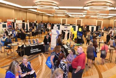 Hanna Resource Group exhibit booth at conference