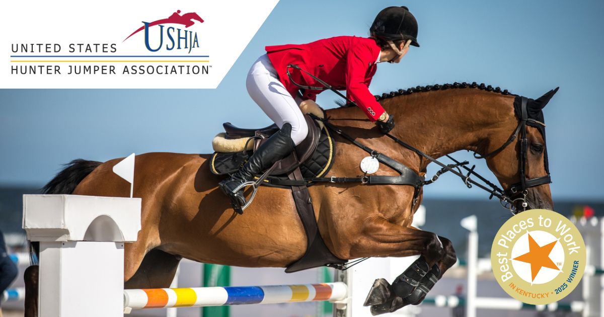 United States Hunter Jumper Association - KY Best Places to Work Banner - HRG United States Hunter Jumper Association - KY Best Places to Work Banner - HRG