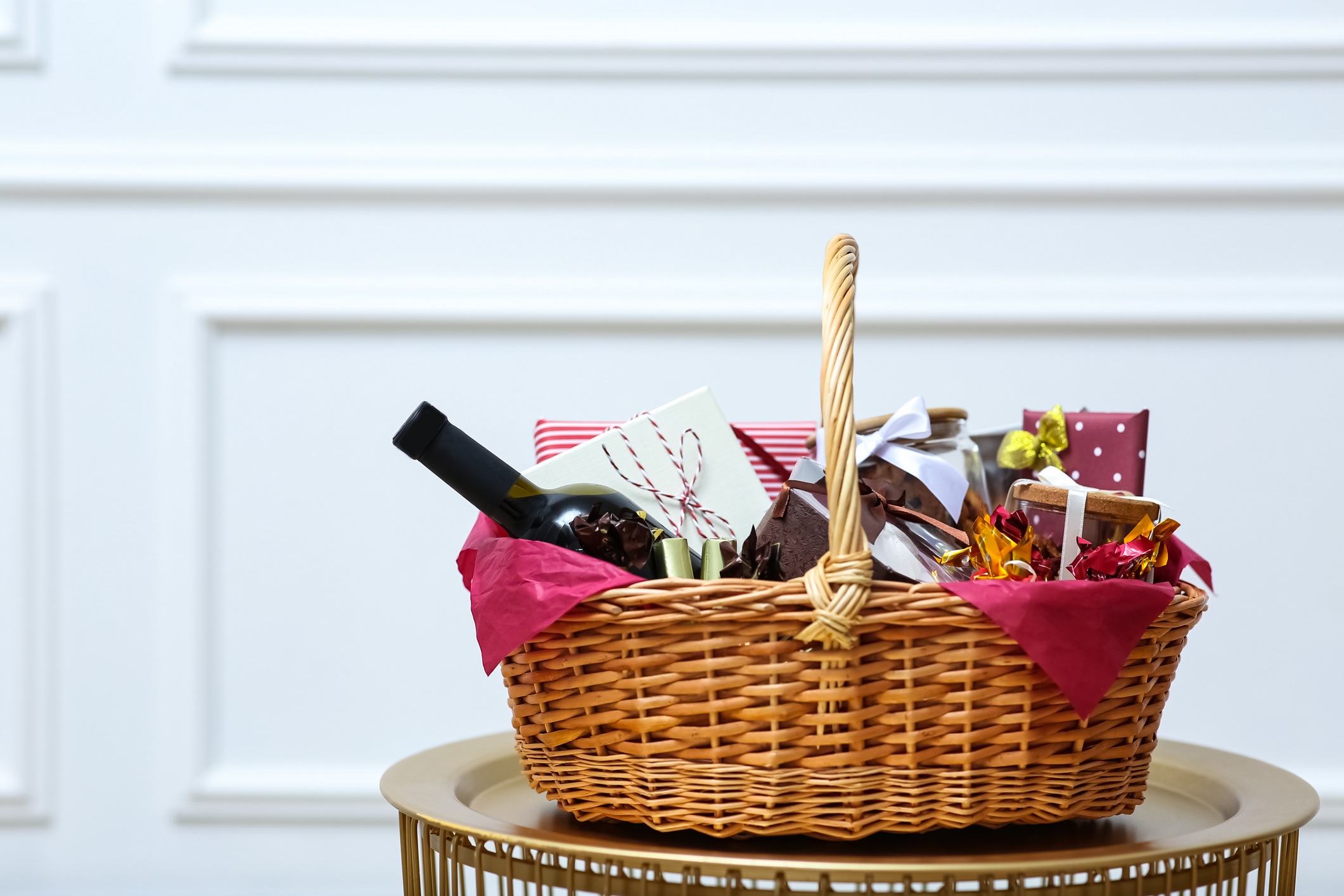 Gift Basket Photo of a Gift Basket