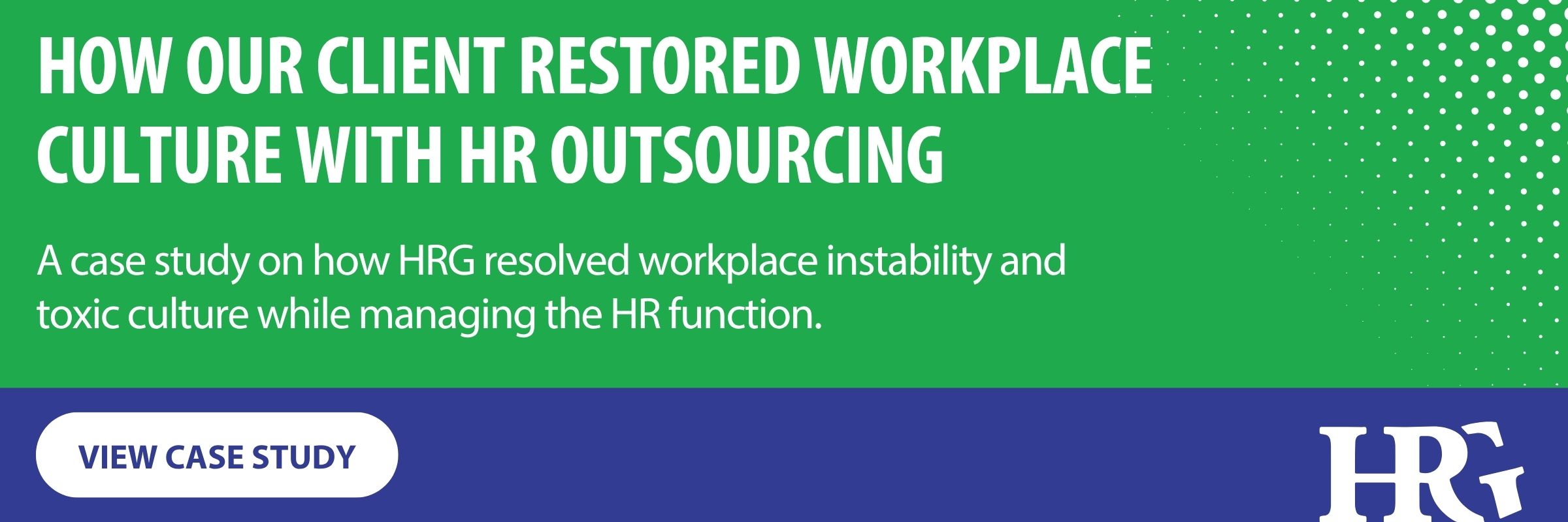 HRG Case Study Banner - HR Outsourcing for SMB